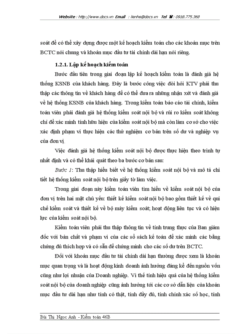image for page Hoàn thiện quy trình kiểm toán các khoản đầu tư tài chính dài hạn do Công ty AASC thực hiện