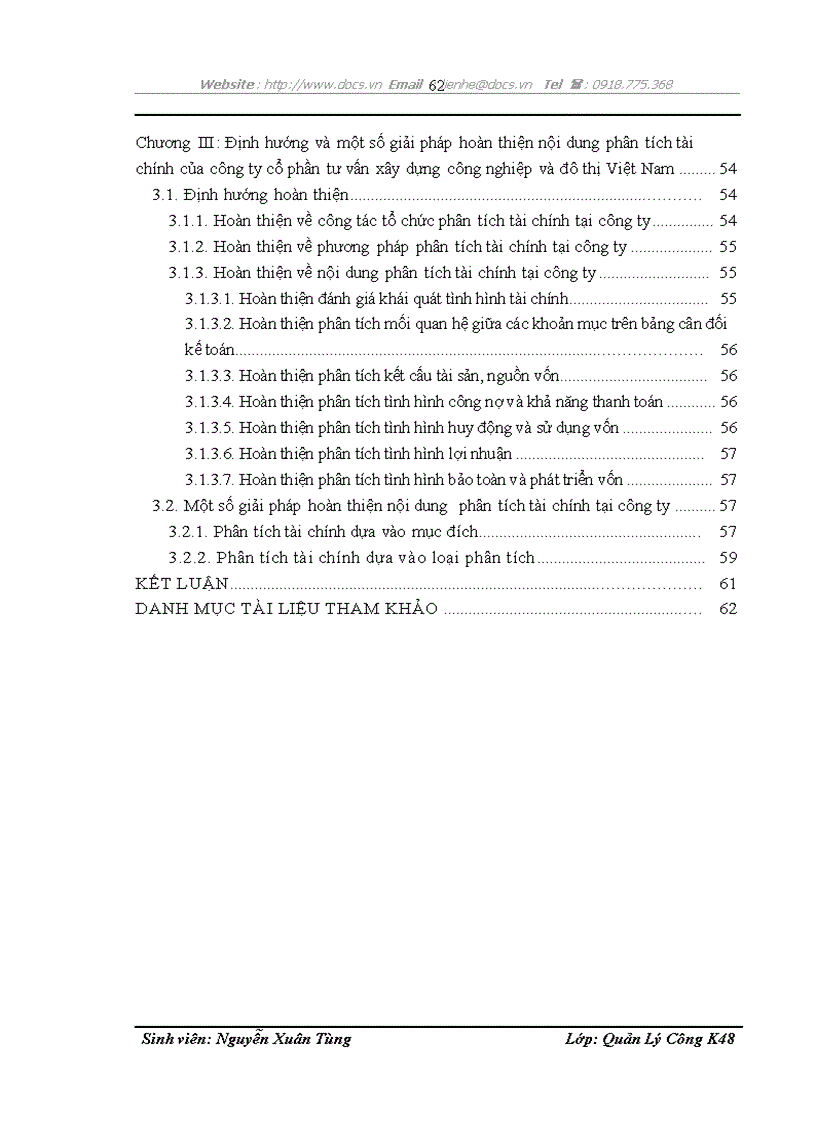 image for page Các giải pháp hoàn thiện nội dung phân tích tài chính doanh nghiệp tại công ty cổ phần tư vấn xây dựng công nghiệp và đô thị Việt Nam