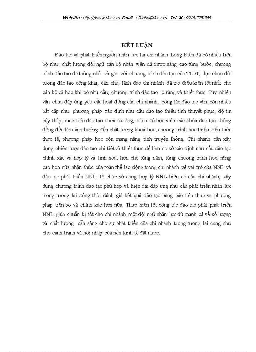 image for page Hoàn thiện công tác đào tạo và phát triển nguồn nhân lực tại chi nhánh ngân hàng nông nghiệp và phát triển nông thôn Long Biên
