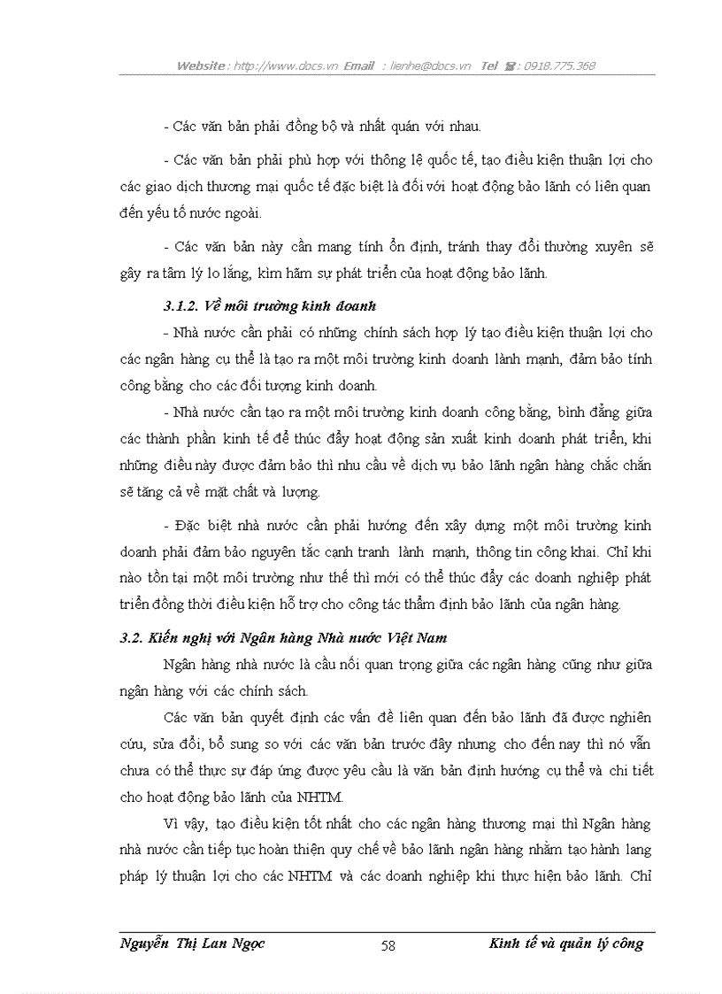 image for page Nâng cao chất lượng bảo lãnh của Chi nhánh Ngân hàng Công thương Đống Đa