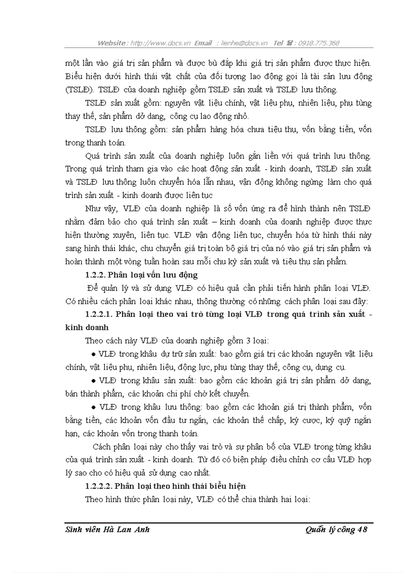 image for page Một số biện pháp nâng cao hiệu quả sử dụng vốn lưu động tại Công ty Cổ phần Cơ khí Xây dựng số 5