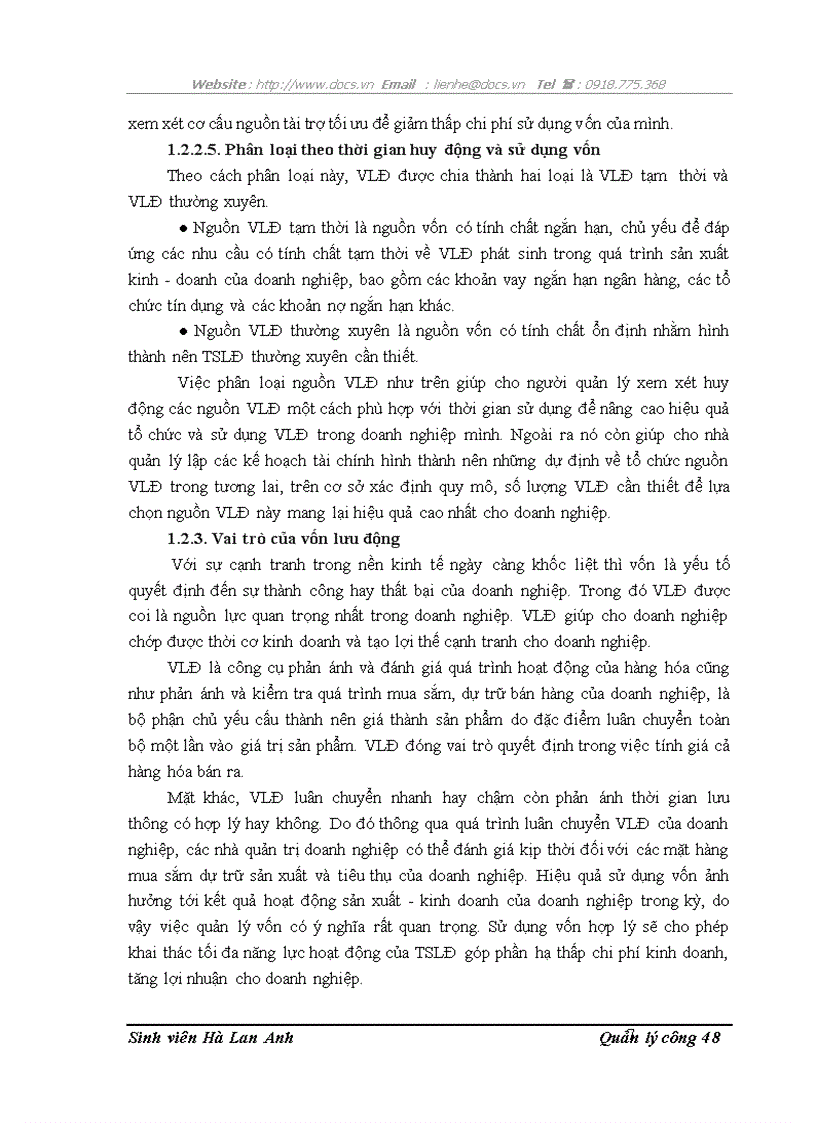 image for page Một số biện pháp nâng cao hiệu quả sử dụng vốn lưu động tại Công ty Cổ phần Cơ khí Xây dựng số 5