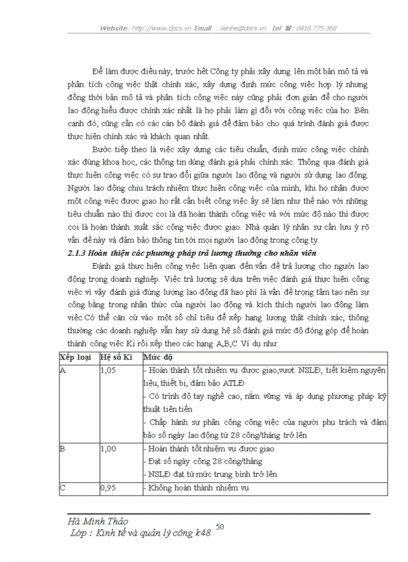 image for page Một số giải pháp nhằm hoàn thiện các công cụ tạo động lực cho người lao động tại Công ty TNHH Thương mại Kỹ thuật Hồng Thủy