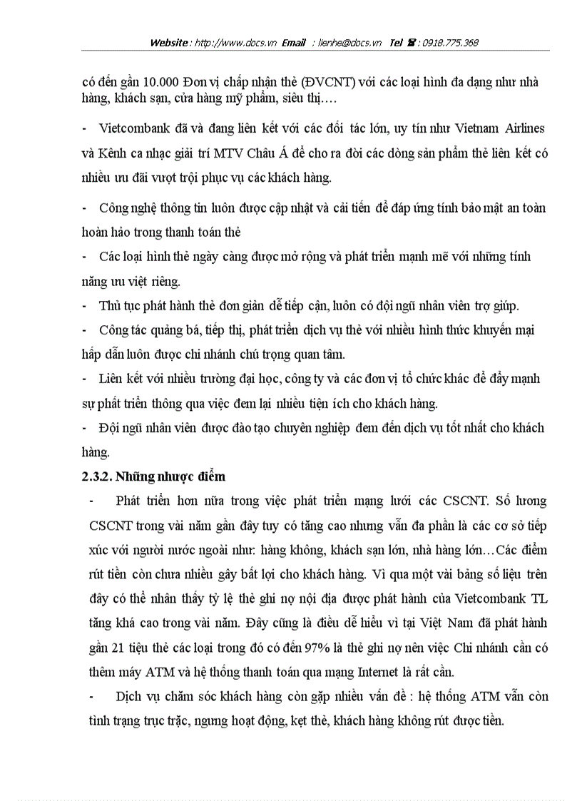 image for page Một số giải phỏp nhằm hoàn thiện và phỏt triển hỡnh thức thanh toỏn thẻ tại Ngõn hàng TMCP Ngoại Thương Việt Nam Chi nhánh Thăng Long