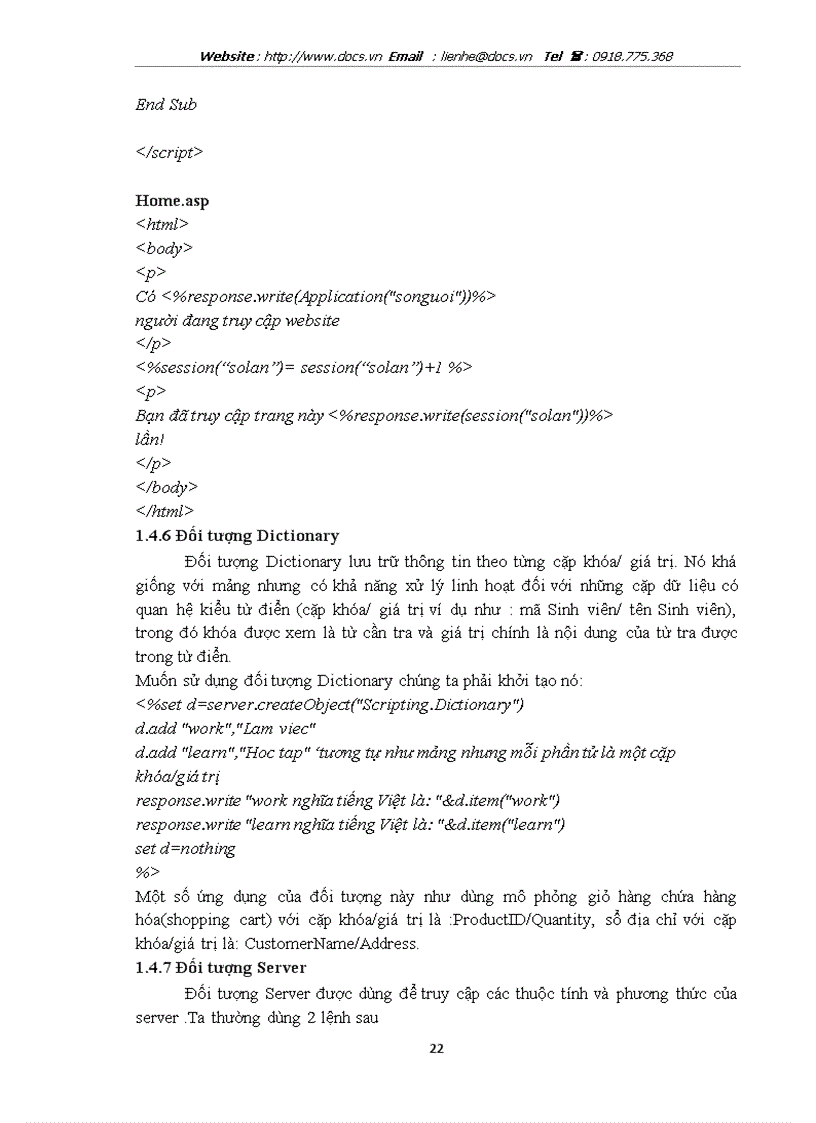 image for page Ngôn ngữ lập trình web động ASP