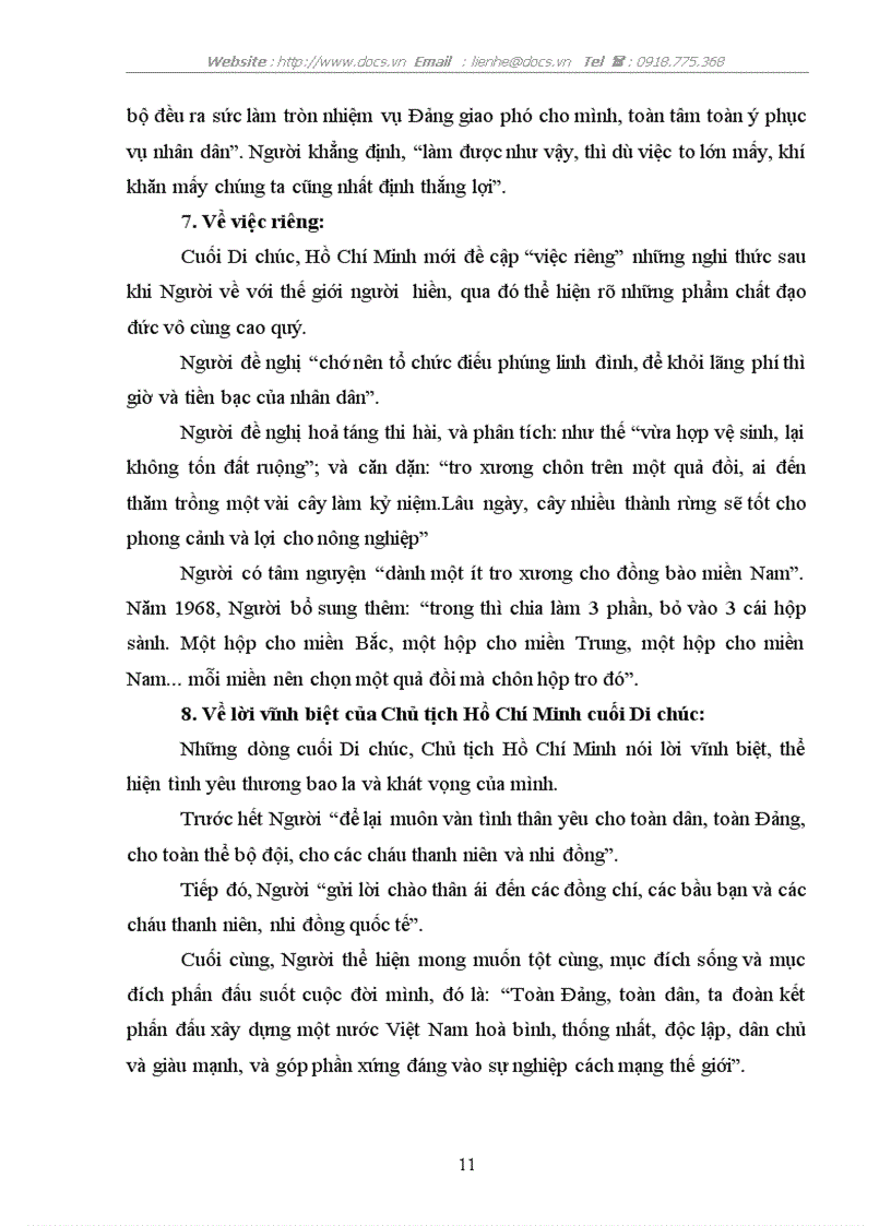 image for page Tìm hiểu nội dung và giá trị trong di chúc của chủ tịch hồ chí minh