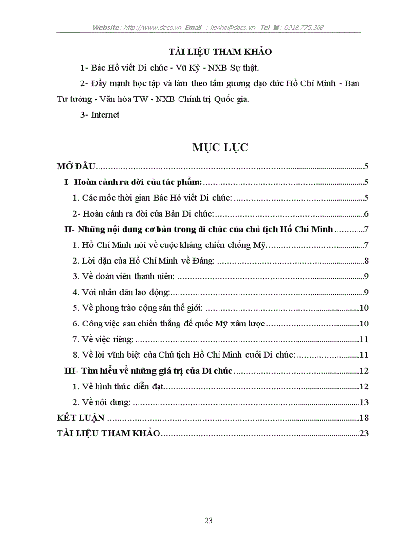 image for page Tìm hiểu nội dung và giá trị trong di chúc của chủ tịch hồ chí minh