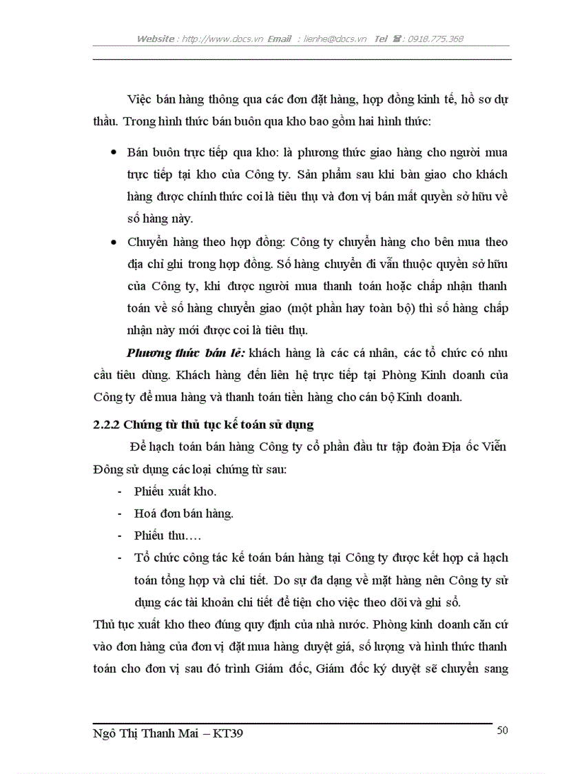 image for page Kế toán lưu chuyển hàng hóa Nhập khẩu tại Công ty cổ phần tập đoàn Địa ốc Viễn Đông