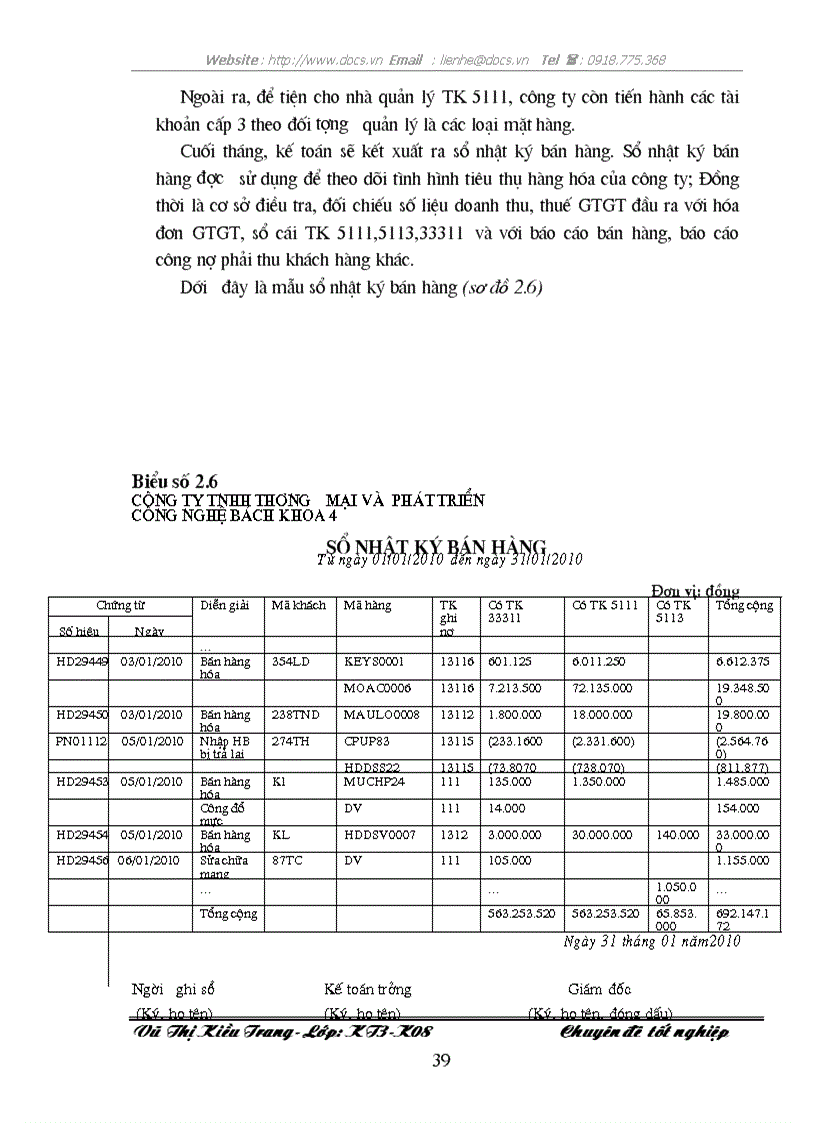 image for page Hoàn thiện công tác kế toán tiêu thụ và xác định kết quả tiêu thụ hàng hoá tại Công ty TNHH thương mại và phát triển công nghệ Bách Khoa 4