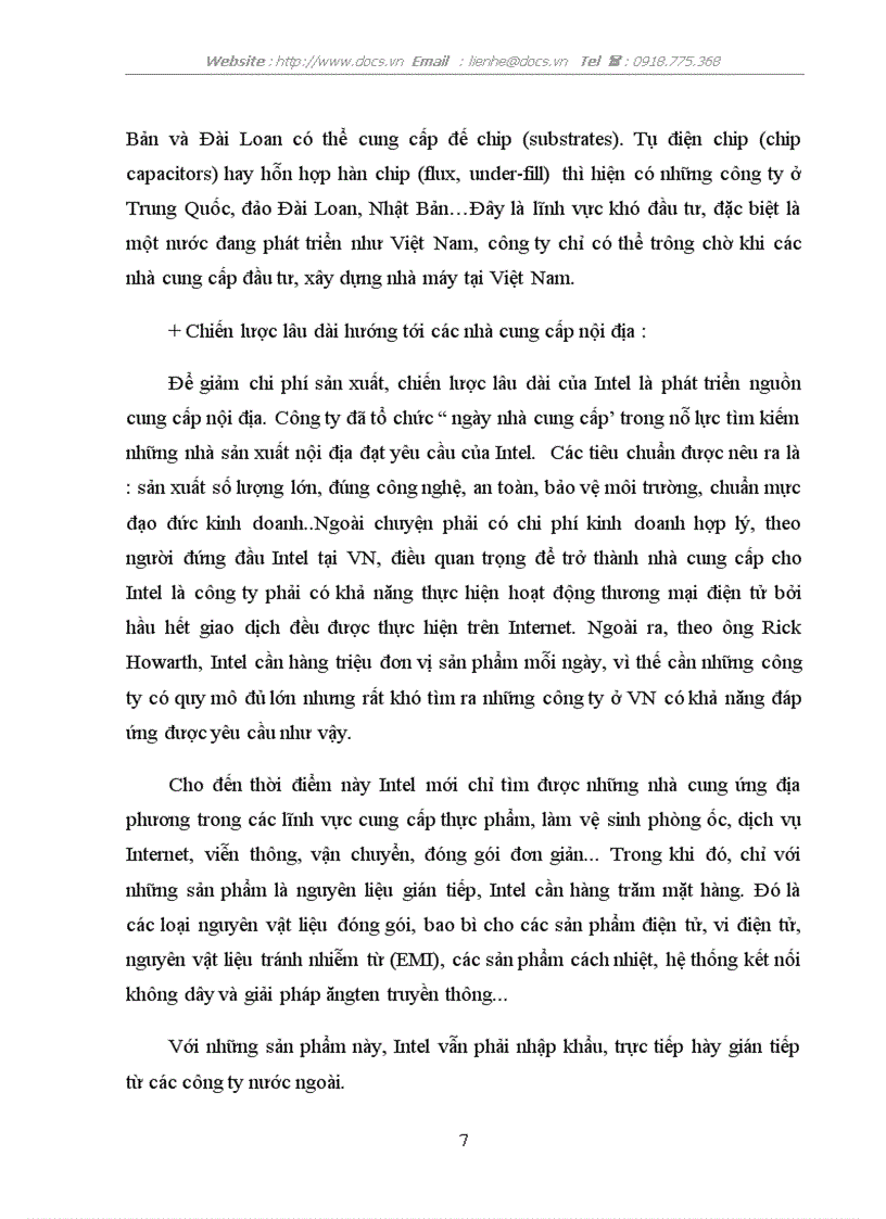 image for page Tình huống chuyển giao công nghệ qua DA ĐT trực tiếp nước ngoài của Intel