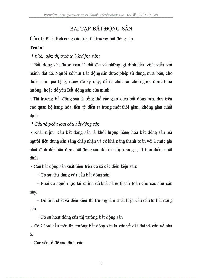 image for page Phân tích cung cầu trên thị trường bất động sản