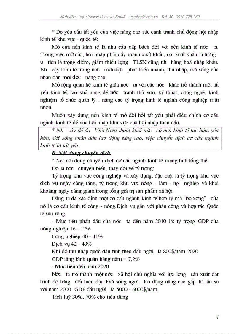 image for page Chuyển dịch cơ cấu ngành kinh tế theo hướng CNH HĐH trong điều kiện hội nhập kinh tế Quốc Tế