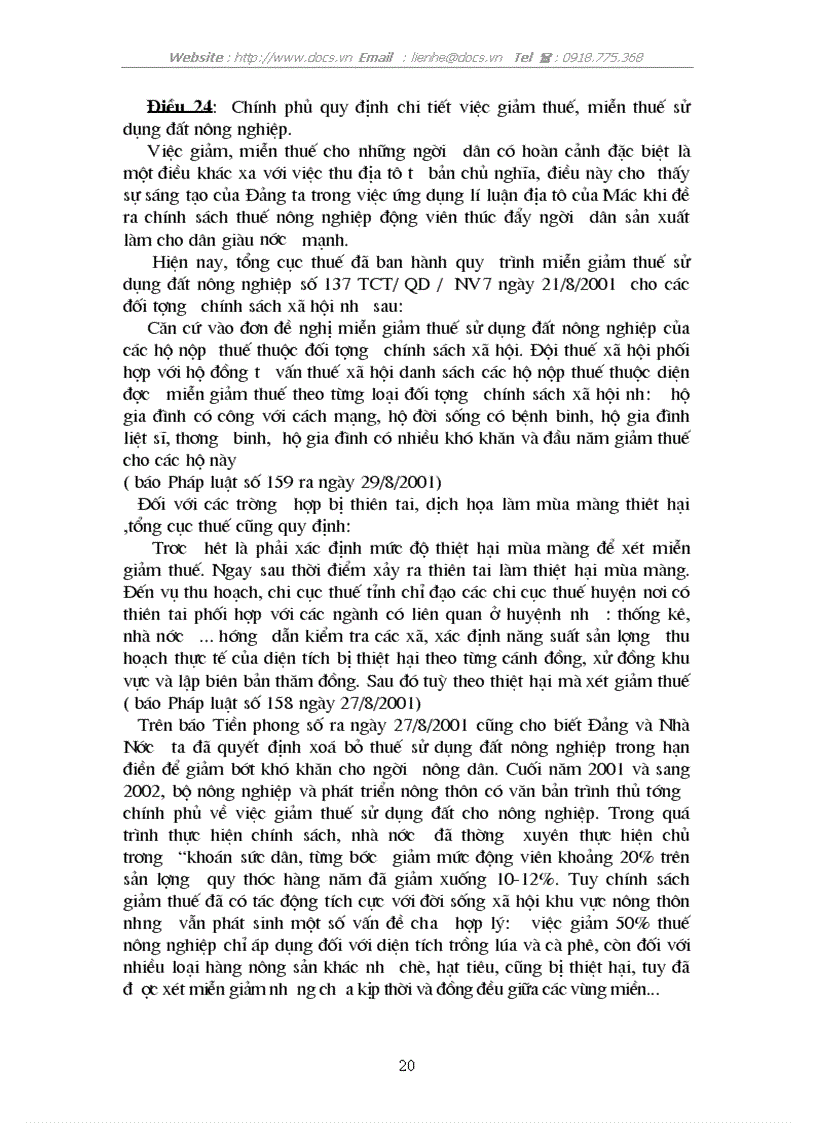 image for page Lý luận về địa tô của CácMac và sự vận dụng vào chính sách đất đai ở Việt Nam hiện nay