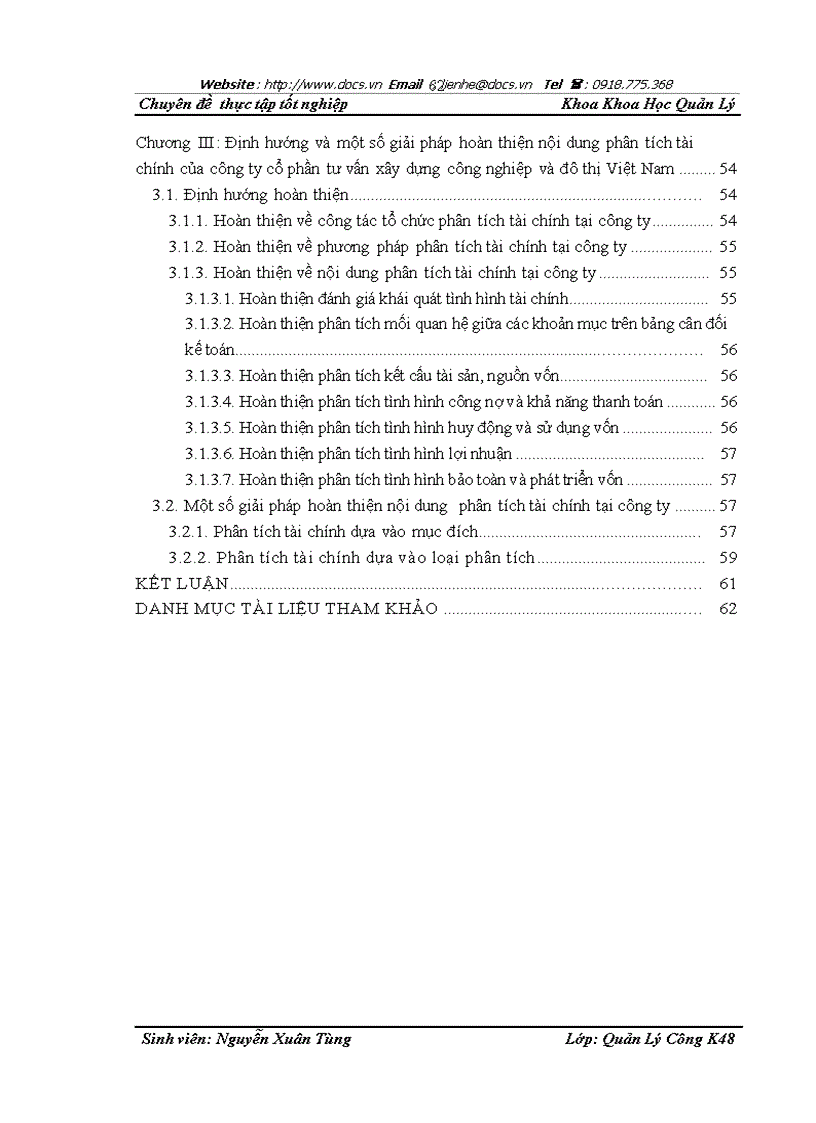 image for page Các giải pháp hoàn thiện nội dung phân tích tài chính doanh nghiệp tại công ty cổ phần tư vấn xây dựng công nghiệp và đô thị Việt Nam