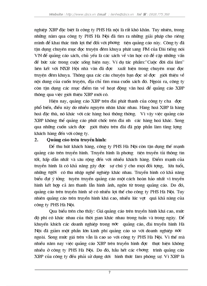 image for page Tình hình sử dụng nghệ thuật tiêu thụ XBP ở công ty Phát Hành sách Hà Nội hiện nay