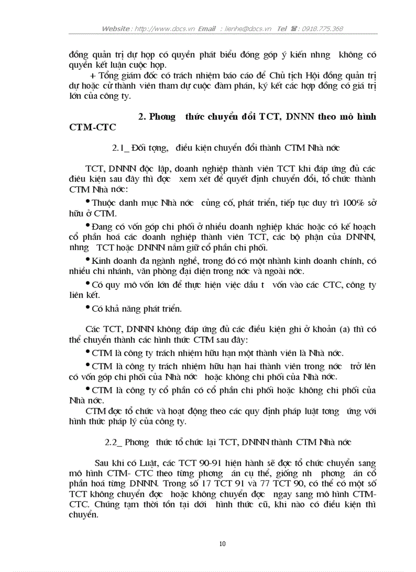 image for page Khả năng vận dụng mô hình công ty mẹ công ty con trong nền kinh tế Việt Nam