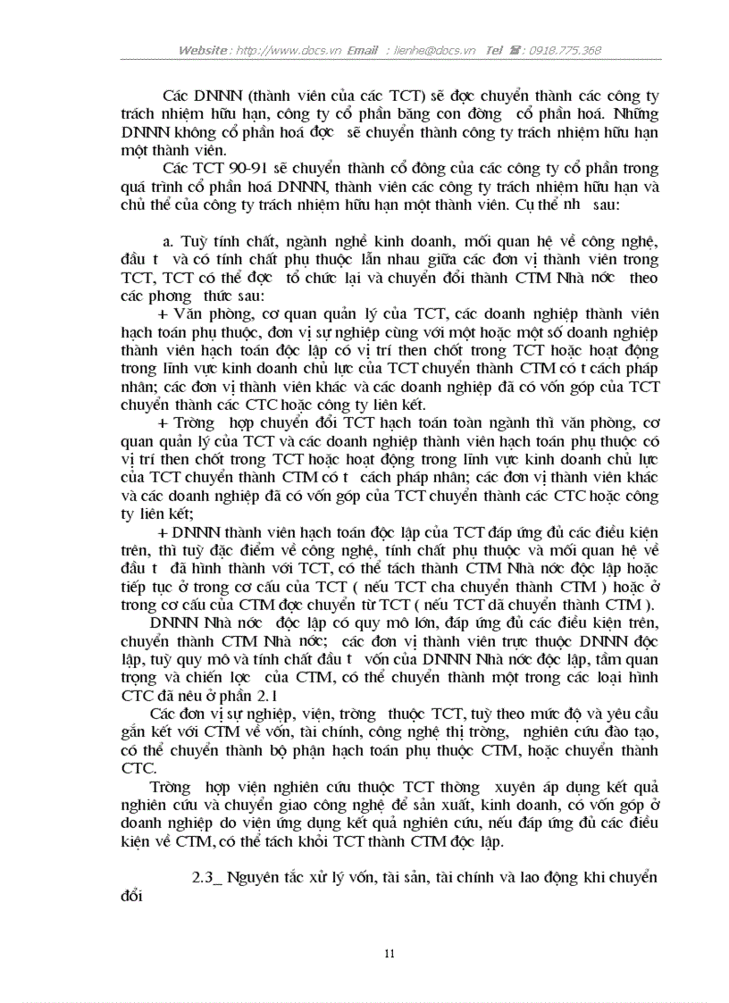 image for page Khả năng vận dụng mô hình công ty mẹ công ty con trong nền kinh tế Việt Nam