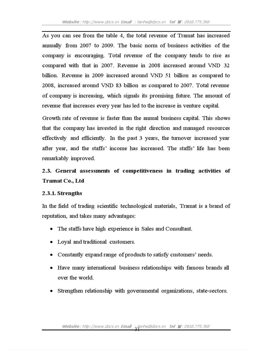 image for page Competitiveness in trading activities of Trading Scientific Technological Materials Co Ltd Tramat Co Ltd lt Eng gt