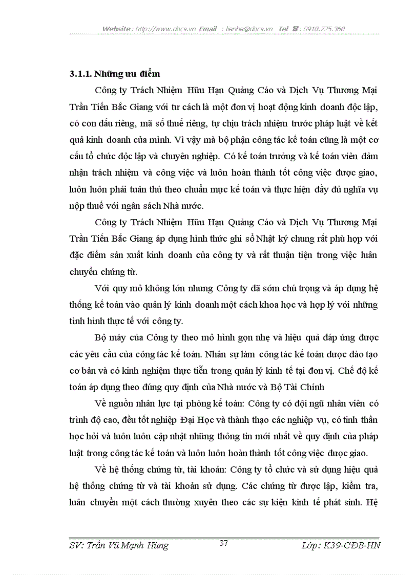 image for page Hoàn thiện kế toán tiêu thụ thành phẩm tại Công ty TNHH Quảng cáo và dịch vụ thương mại Trần Tiến Bắc Giang