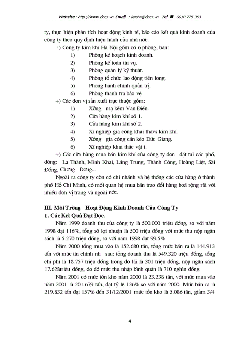 image for page Vài nét tổng quát về công ty kim khí Hà Nội