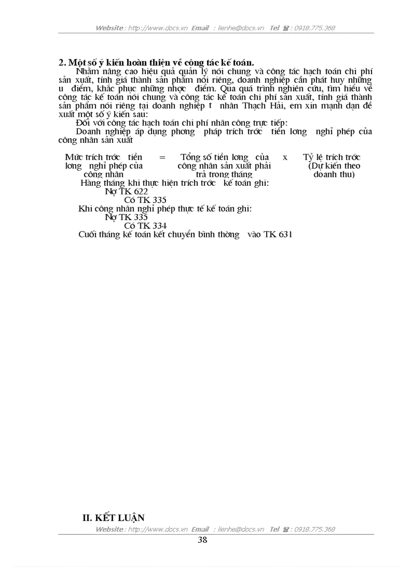 image for page Kế toán tập hợp chi phí sản xuất và tính giá thành sản phẩm trong Doanh nghiệp sản xuất tại Doanh nghiệp tư nhân Thạch Hải