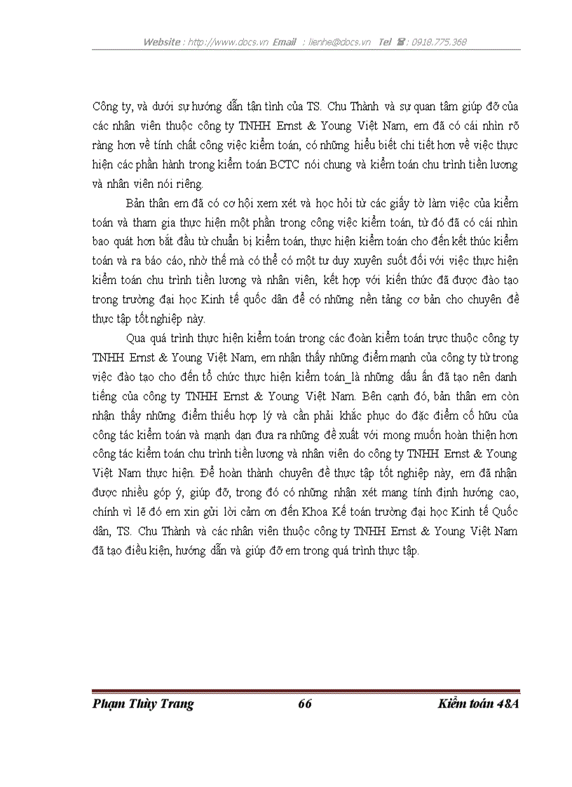 image for page Quy trình kiểm toán chu trình tiền lương và nhân viên trong kiểm toán BCTC do công ty TNHH Ernst Young Việt Nam thực hiện