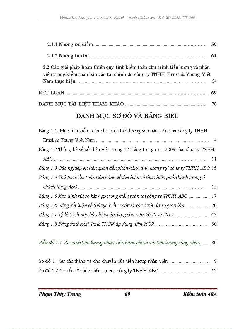 image for page Quy trình kiểm toán chu trình tiền lương và nhân viên trong kiểm toán BCTC do công ty TNHH Ernst Young Việt Nam thực hiện