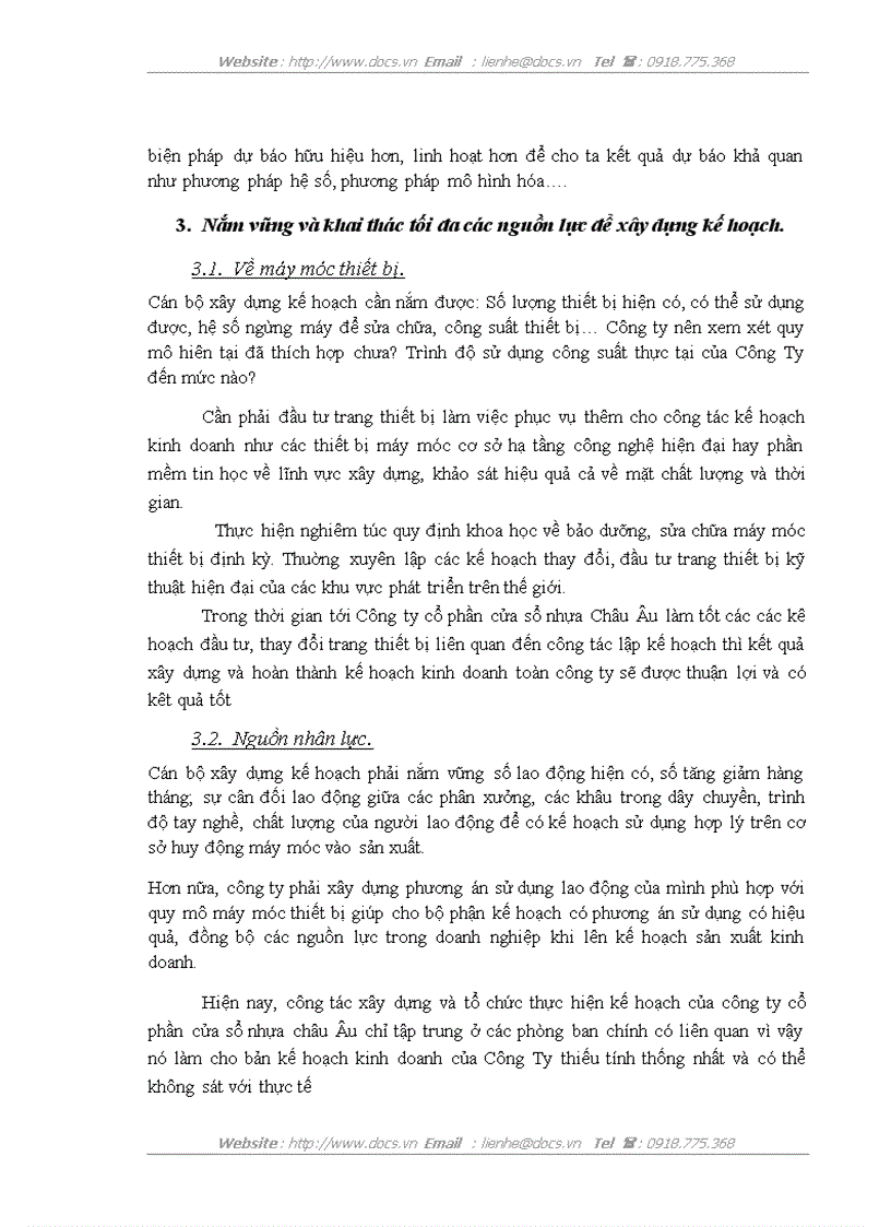 image for page Hoàn thiện công tác soạn lập kế hoạch tại công ty cổ phẩn cửa sổ nhựa Châu Âu Eurowindow