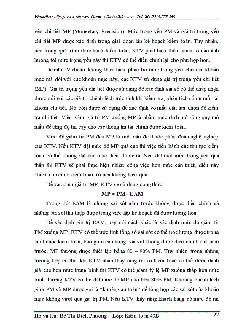 image for page Trọng yếu trong kiểm toán và qui trình đánh giá tính trọng yếu trong kiểm toán báo cáo tài chính