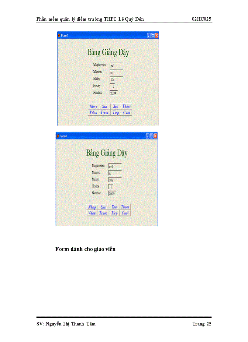 image for page Phần mềm quản lý điểm trường THPT Lê Quý Đôn