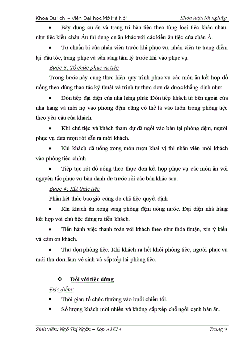 image for page Một số giải pháp nâng cao chất lượng dịch vụ bộ phận tiệc tại khách sạn Melia Hà Nội