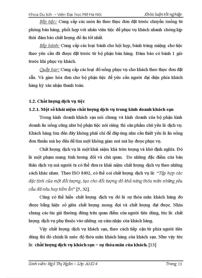 image for page Một số giải pháp nâng cao chất lượng dịch vụ bộ phận tiệc tại khách sạn Melia Hà Nội