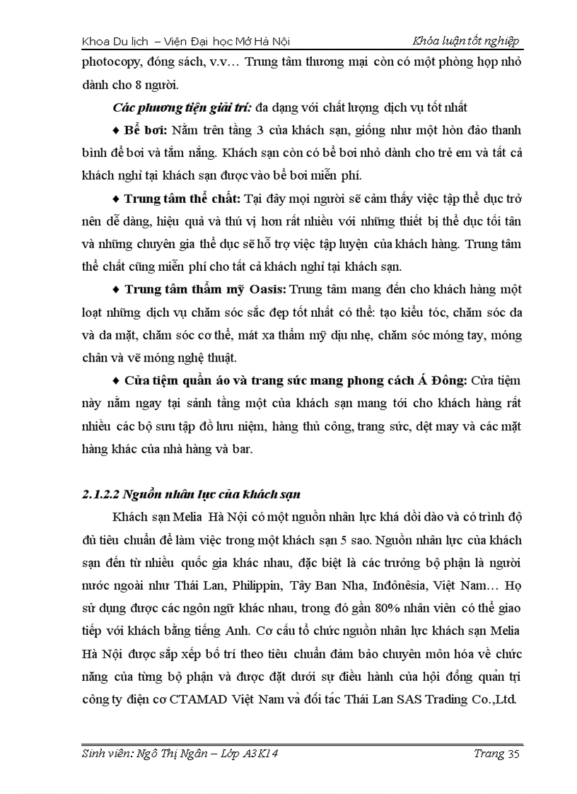 image for page Một số giải pháp nâng cao chất lượng dịch vụ bộ phận tiệc tại khách sạn Melia Hà Nội