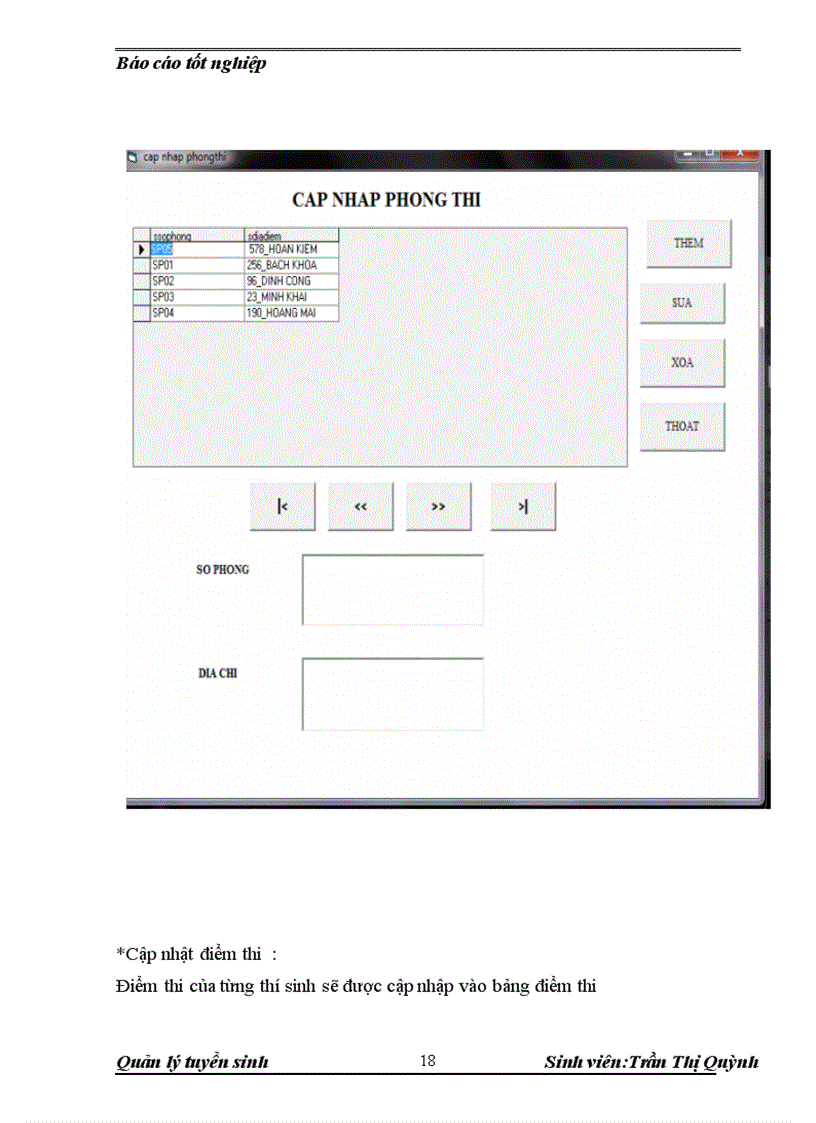 image for page Xây dựng chương trình quản lý tuyển sinh