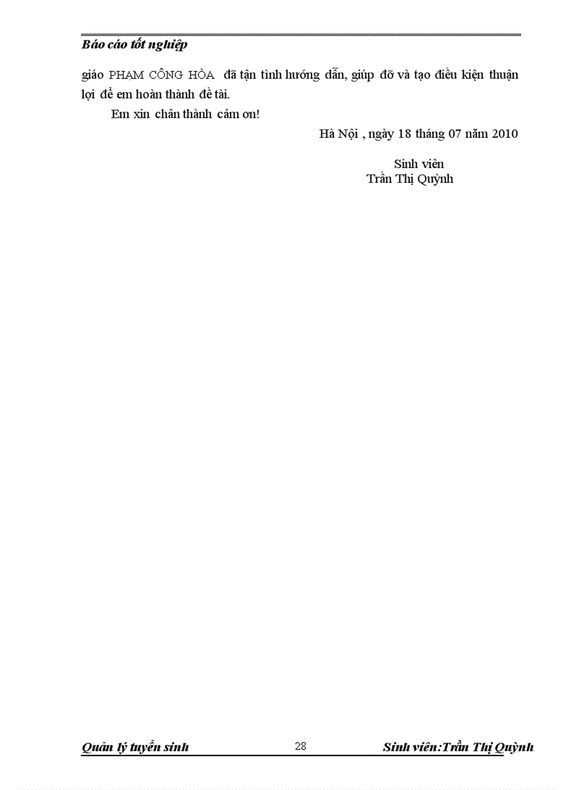 image for page Xây dựng chương trình quản lý tuyển sinh