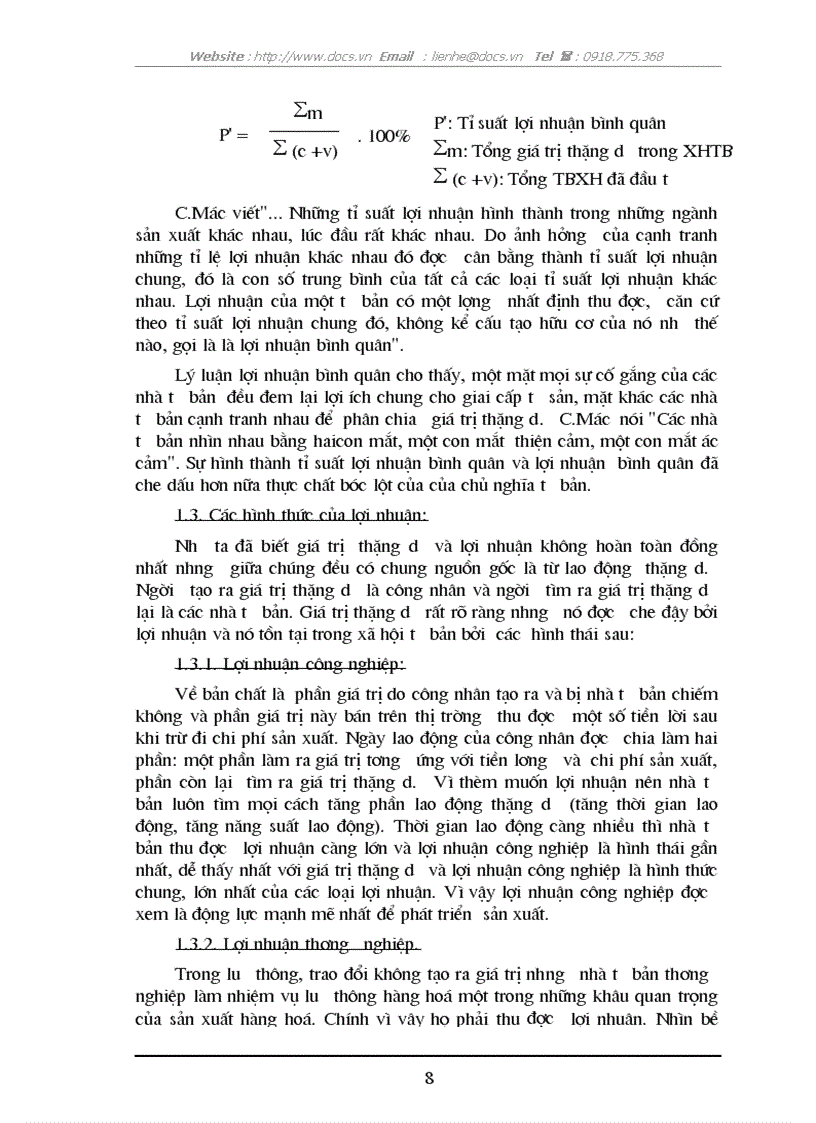 image for page Nguồn gốc bản chất của lợi nhuận trong nền kinh tế thị trường