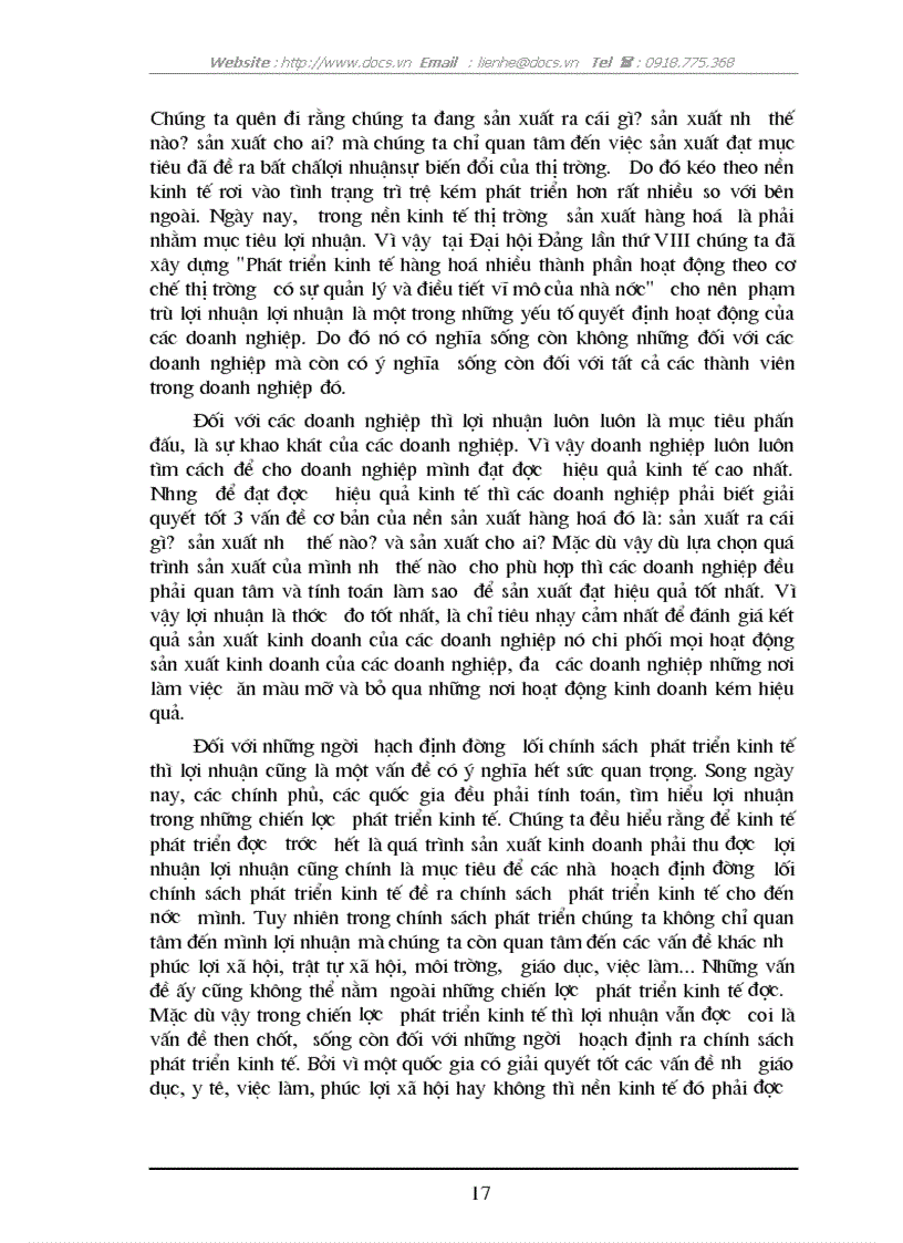 image for page Nguồn gốc bản chất của lợi nhuận trong nền kinh tế thị trường