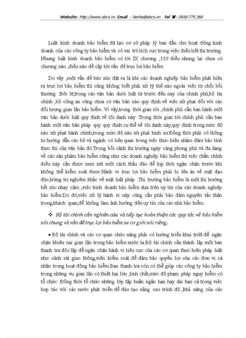 image for page Thực trạng và một số biện pháp phòng chống trục lợi trong bảo hiểm vật chất xe cơ giới
