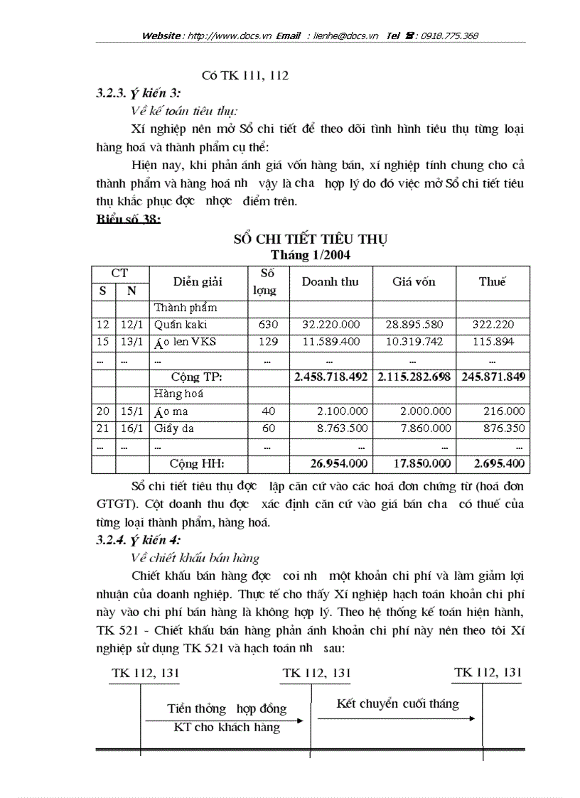 image for page Tổ chức công tác kế toán thành phẩm và tiêu thụ thành phẩm ở Xí nghiệp May X19