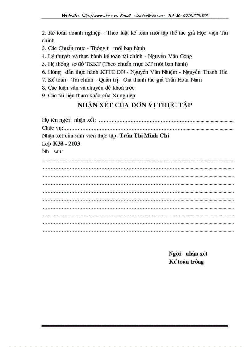 image for page Tổ chức công tác kế toán thành phẩm và tiêu thụ thành phẩm ở Xí nghiệp May X19