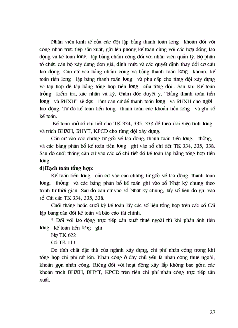 image for page Tổ chức bộ máy kế toán bộ sổ kế toán tại C ty Xây dựng số 6