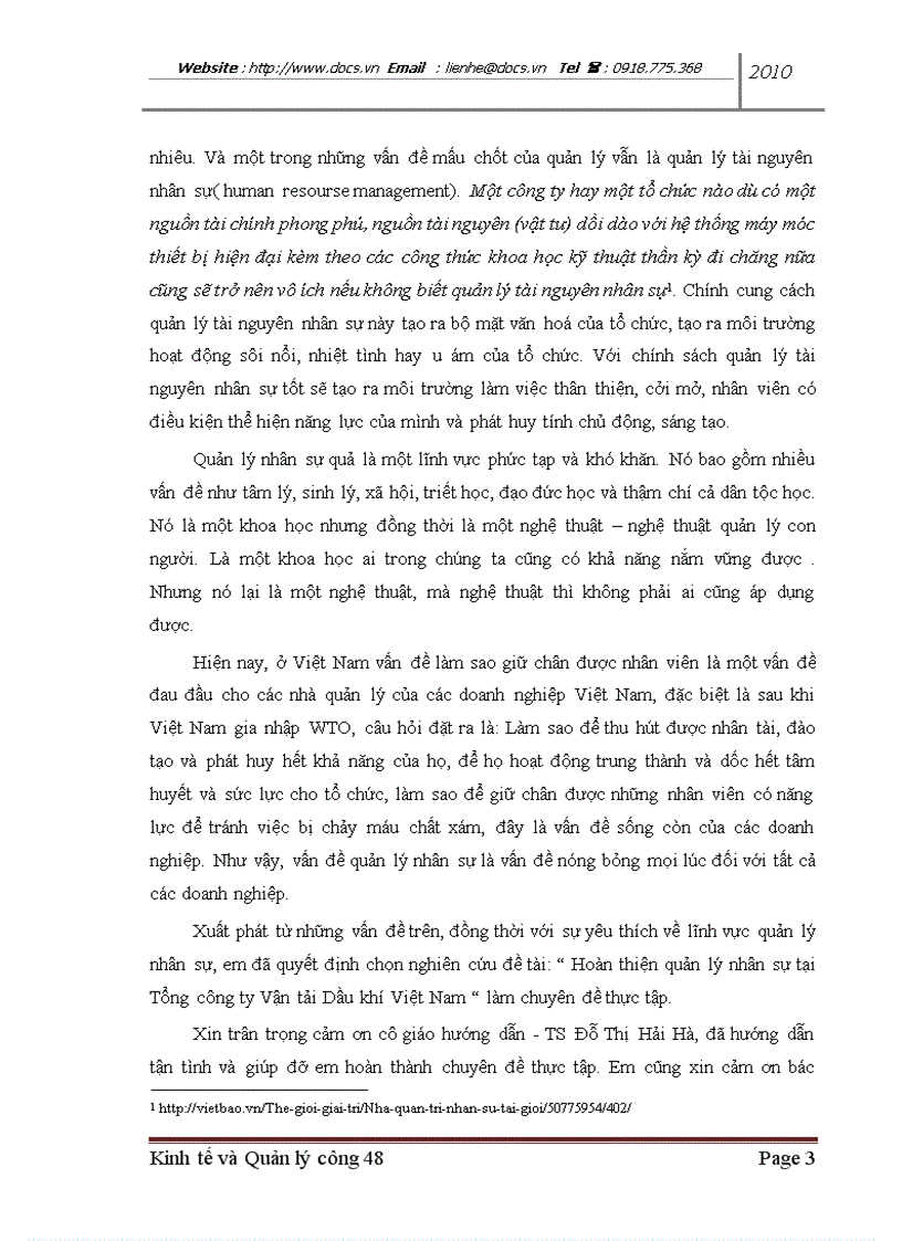 image for page Vấn đề quản lý nhân sự trong các doanh nghiệp