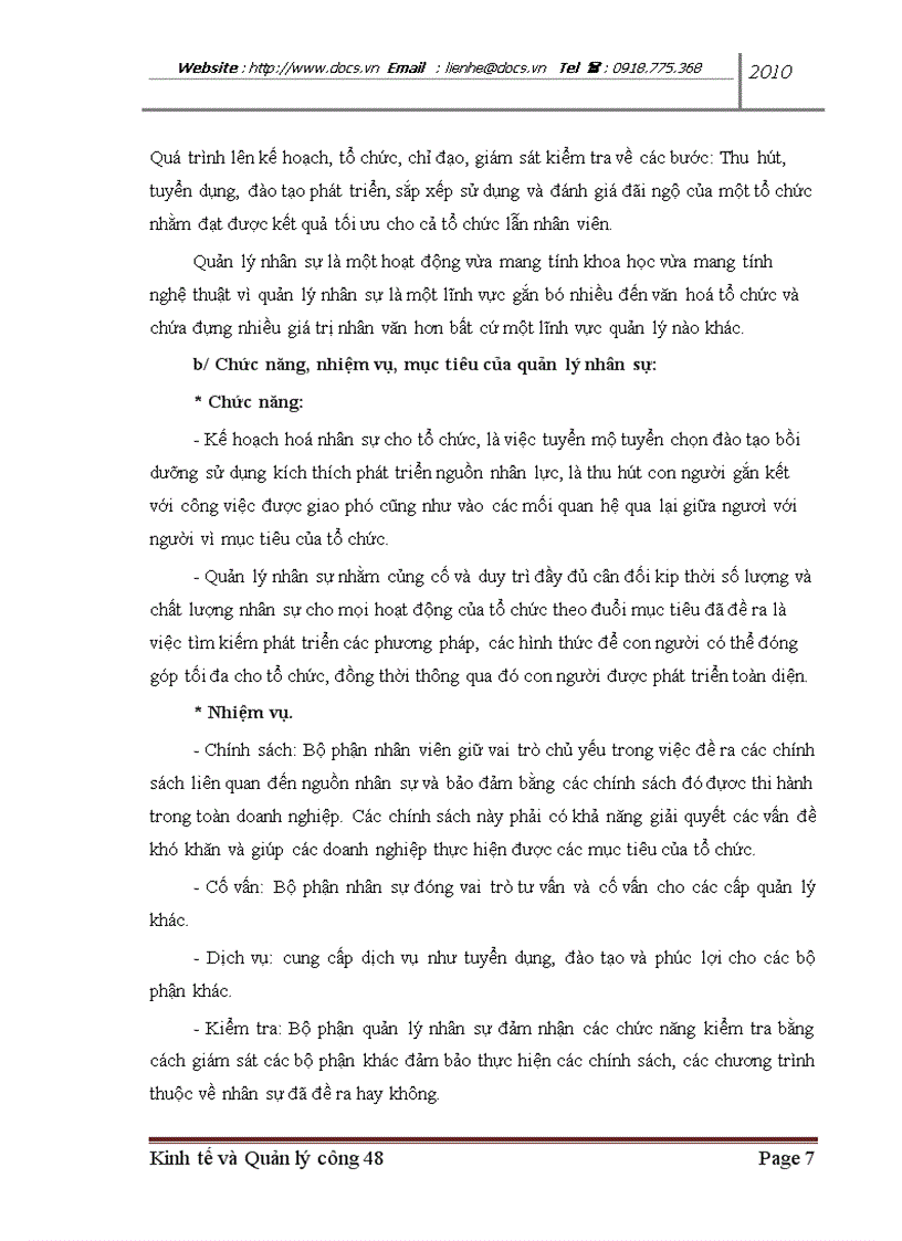 image for page Vấn đề quản lý nhân sự trong các doanh nghiệp