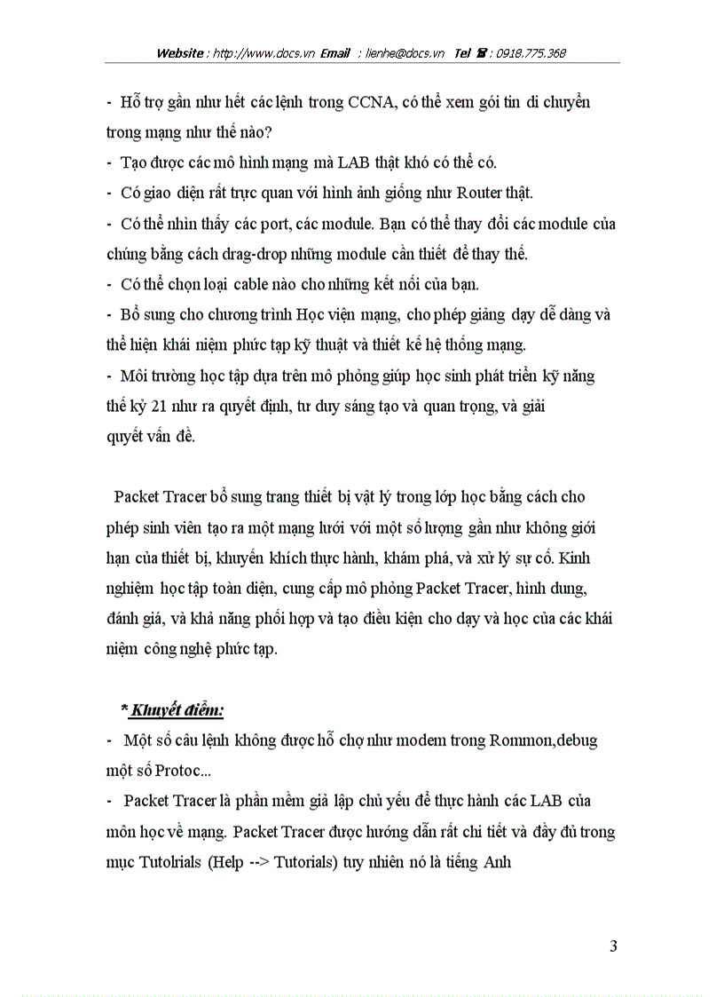 image for page Môn Mạng Và Truyền Thông phần mềm CISCO PACKET TRACER