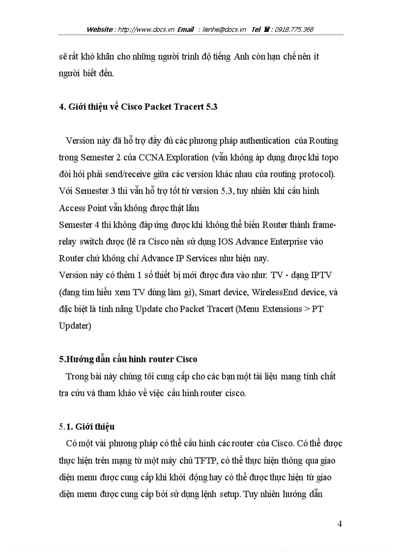image for page Môn Mạng Và Truyền Thông phần mềm CISCO PACKET TRACER
