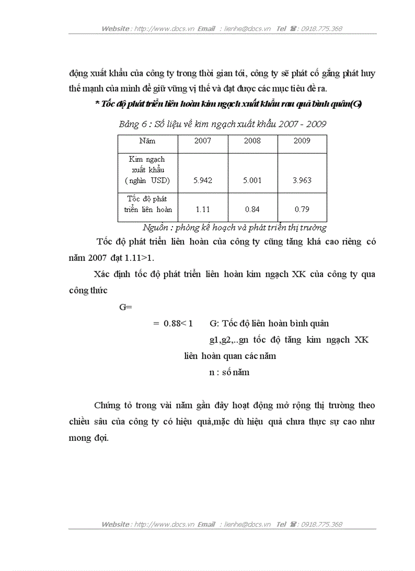 image for page Giải pháp mở rộng thị trường xuất khẩu rau quả của Công ty CP XNK rau quả