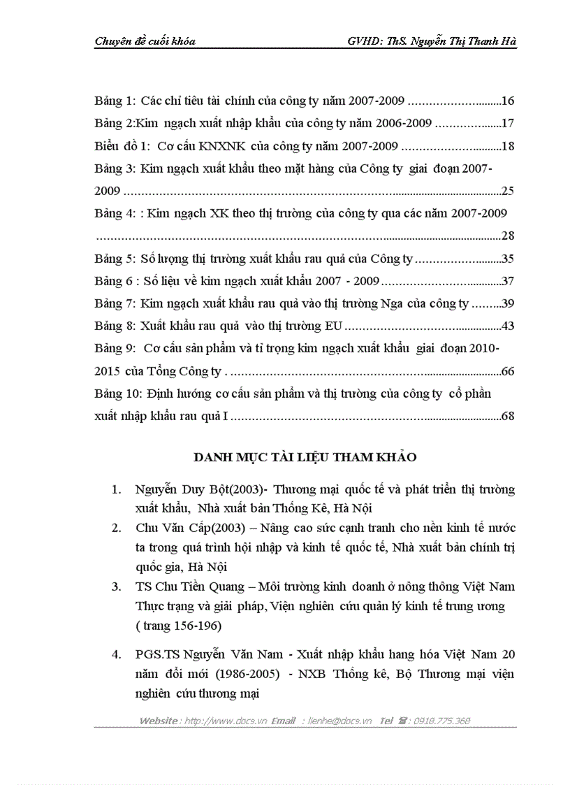 image for page Giải pháp mở rộng thị trường xuất khẩu rau quả của Công ty CP XNK rau quả