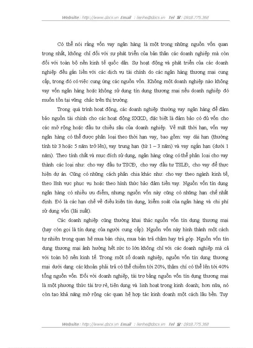 image for page Một số giải pháp nâng cao hiệu quả huy động và sử dụng vốn sản xuất kinh doanh của Công ty Cổ phần Sông Đà 12