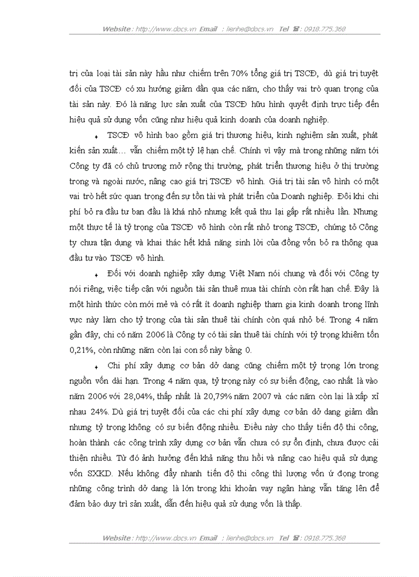 image for page Một số giải pháp nâng cao hiệu quả huy động và sử dụng vốn sản xuất kinh doanh của Công ty Cổ phần Sông Đà 12