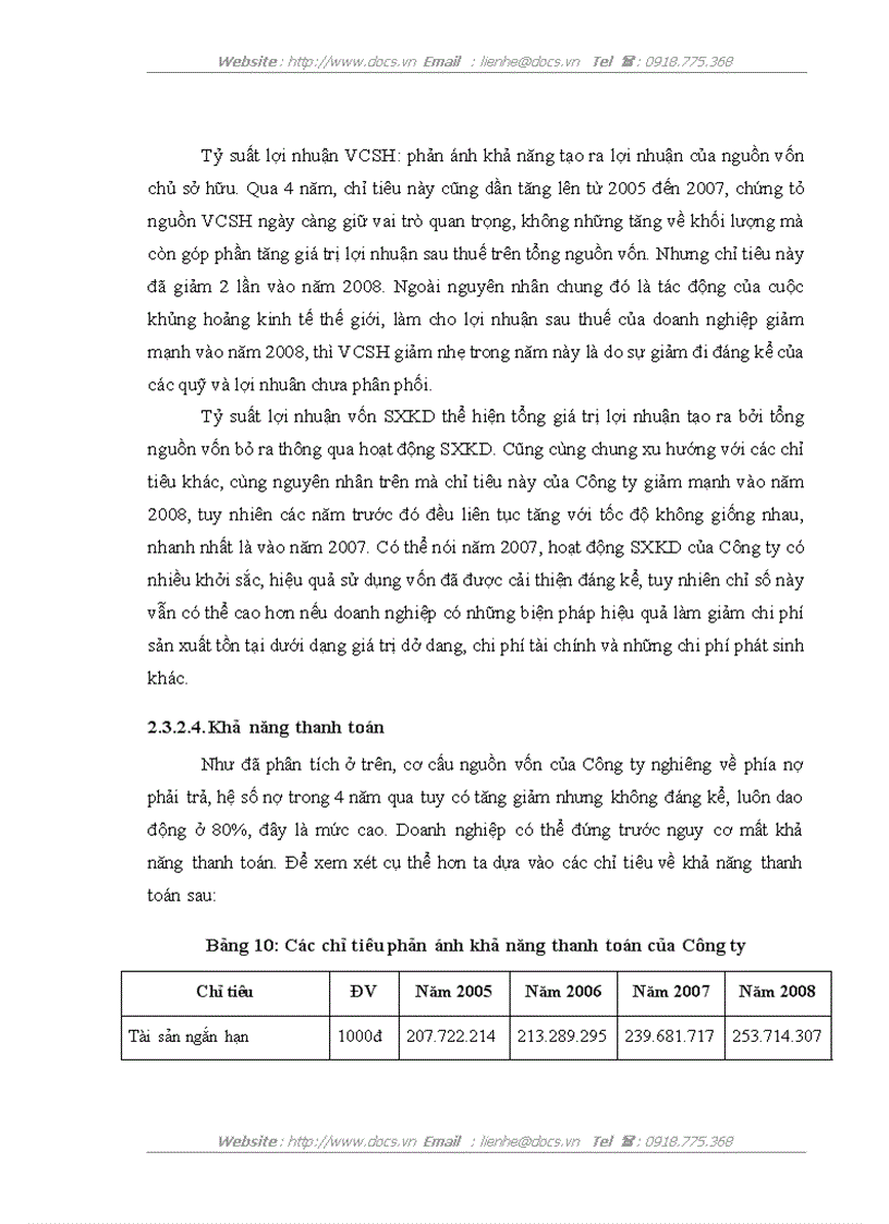image for page Một số giải pháp nâng cao hiệu quả huy động và sử dụng vốn sản xuất kinh doanh của Công ty Cổ phần Sông Đà 12
